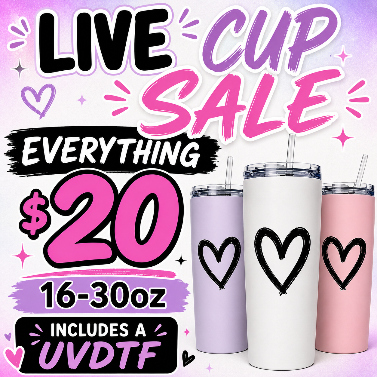 Live Cup Sale - 6/9