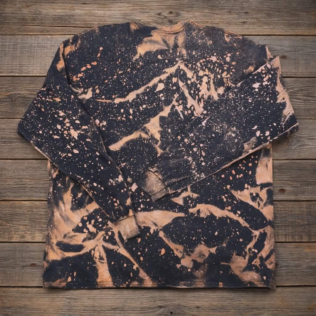 Alien Bleached T-Shirt - 2XL - Long Sleeve