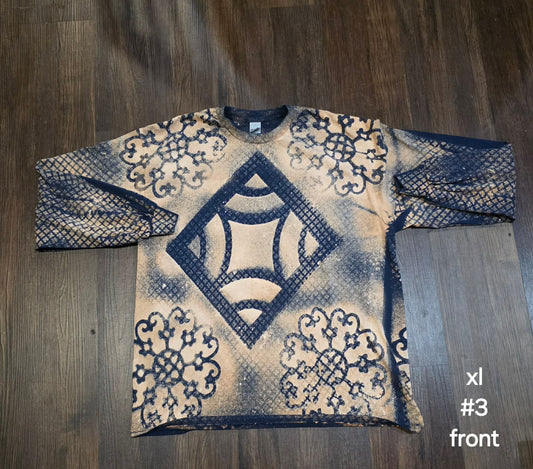 RTS Bleached Long Sleeve Shirt #3 - X LARGE