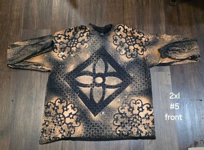 RTS Bleached Long Sleeve Shirt #5 - 2XL