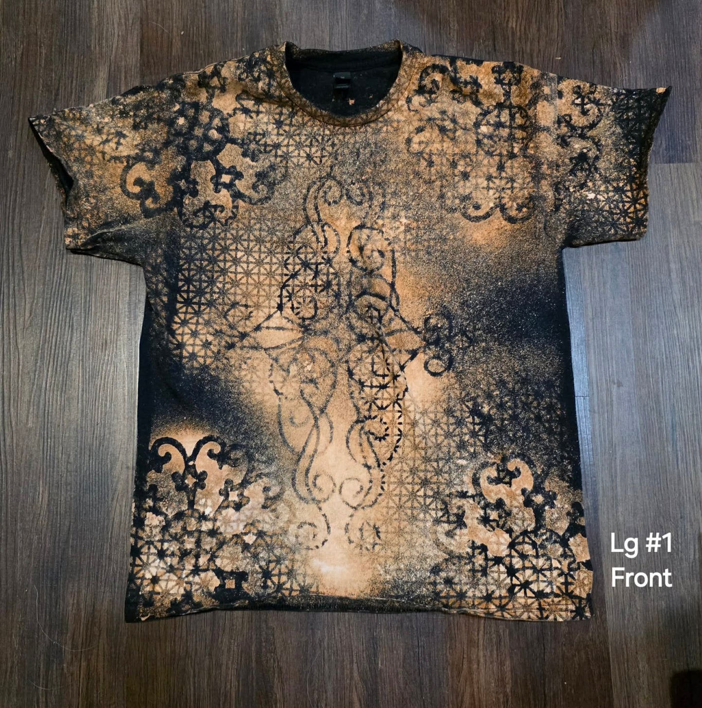 RTS Bleached T-Shirt #1 - LARGE
